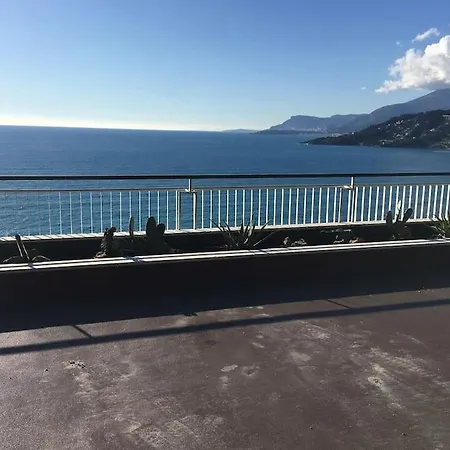 Beachfront Paradise - Panoramic Terrace, Monaco View & Private Access To Calandre Beach - French Riviera Liguria