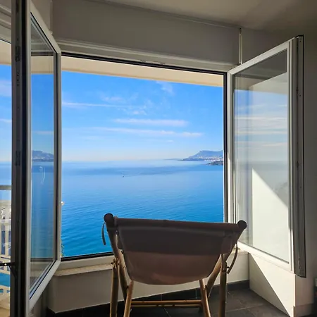 Beachfront Paradise - Panoramic Terrace, Monaco View & Private Access To Calandre Beach - French Riviera Liguria *