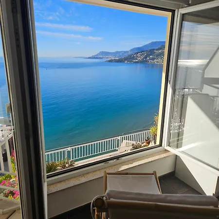 Beachfront Paradise - Panoramic Terrace, Monaco View & Private Access To Calandre Beach - French Riviera Liguria *
