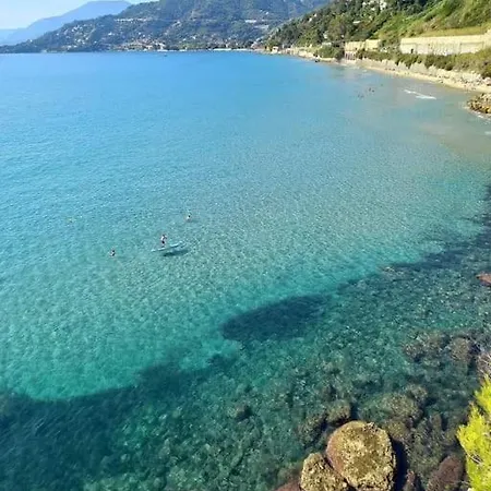 Beachfront Paradise - Panoramic Terrace, Monaco View & Private Access To Calandre Beach - French Riviera Liguria