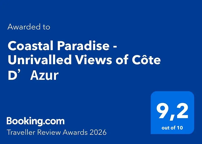Coastal Paradise - Unrivalled Views Of Cote D'azur Appartamento *